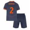 Camiseta Inter Milan Denzel Dumfries #2 Tercera Equipación Replica 2025-26 para niños mangas cortas (+ Pantalones cortos)